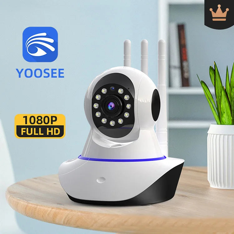 Unutrašnja WiFi Pametna Kamera 1080P Full HD – Rotirajući Video Nadzor sa Senzorom Pokreta