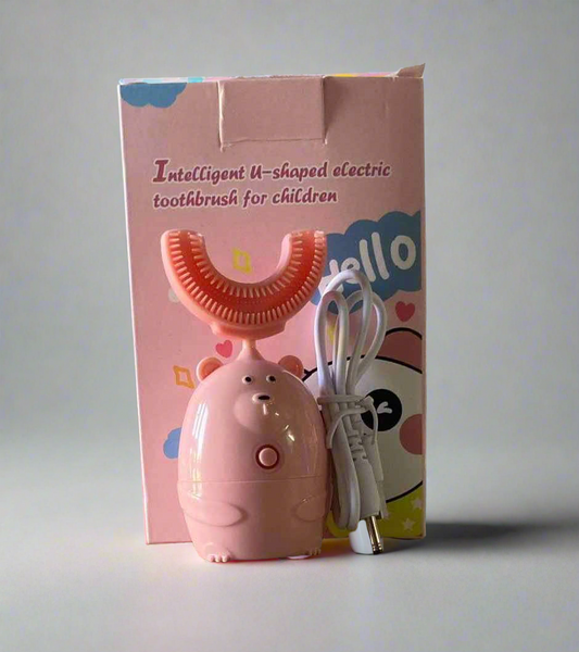 Električna Dečija Četkica za Zube sa Polukružnim Nastavkom