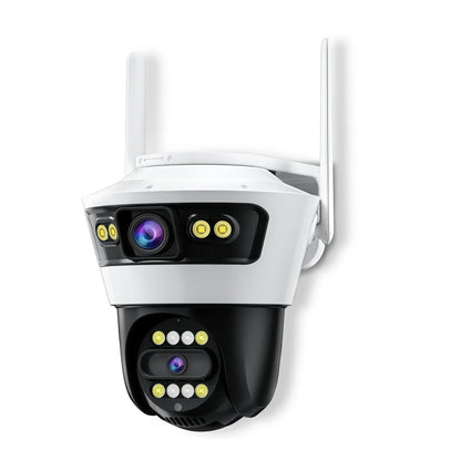 JORTAN WiFi Kamera sa Dva Ekrana i Dva Sočiva 8MP – Pametni 4K Video Nadzor sa Senzorom Pokreta