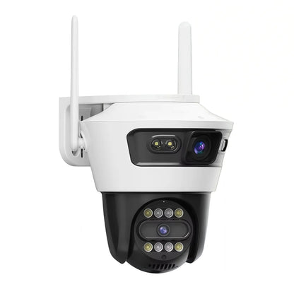 JORTAN WiFi Kamera sa Dva Ekrana i Dva Sočiva 8MP – Pametni 4K Video Nadzor sa Senzorom Pokreta