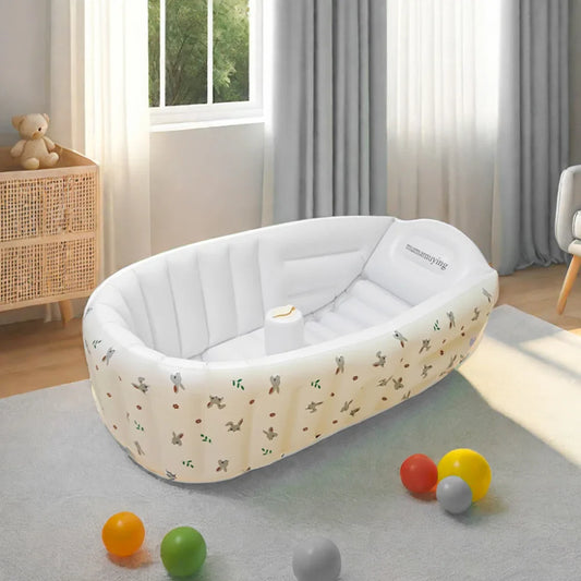 Sklopiva Kadica i Bazen na Naduvavanje za Bebe – Sigurno Kupanje i Zabava bez Klizanja