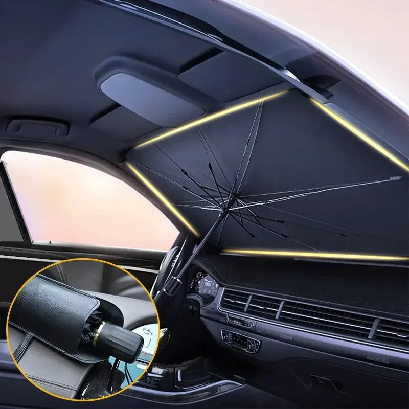 Auto Kišobran za Zaštitu od Sunca – Univerzalni Suncobran za Vetrobransko Staklo