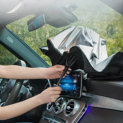 Auto Kišobran za Zaštitu od Sunca – Univerzalni Suncobran za Vetrobransko Staklo