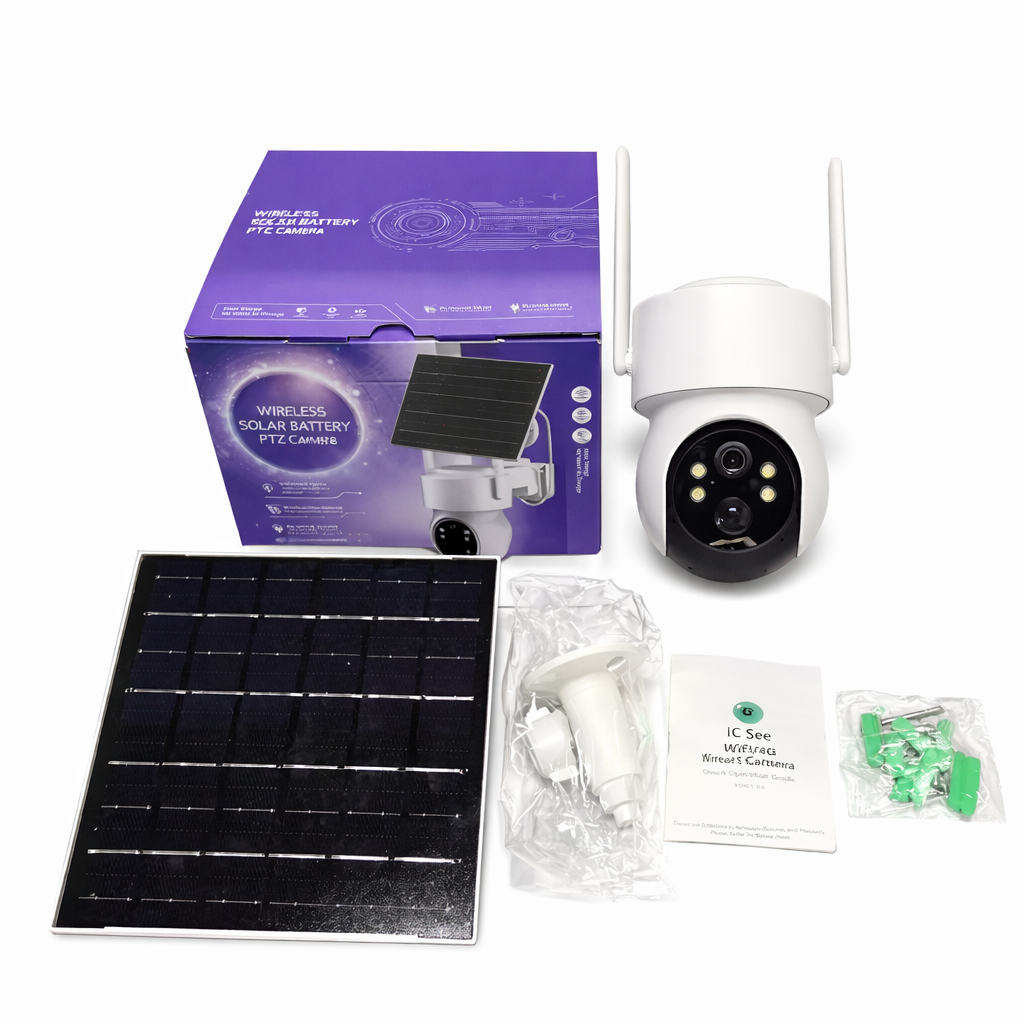 Solarna WIFI kamera- PTZ rotacija 360, 3 dana rada u potpunom mraku, ima ultra noćni vid, detekciju pokreta, otporna na sve vremenske uslove!
