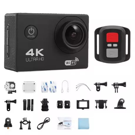 4K ultra HD sportska kamera - vrhunska rezolucija, 3 moda snimanja, izdržljiva i otporna na sve vremenske uslove