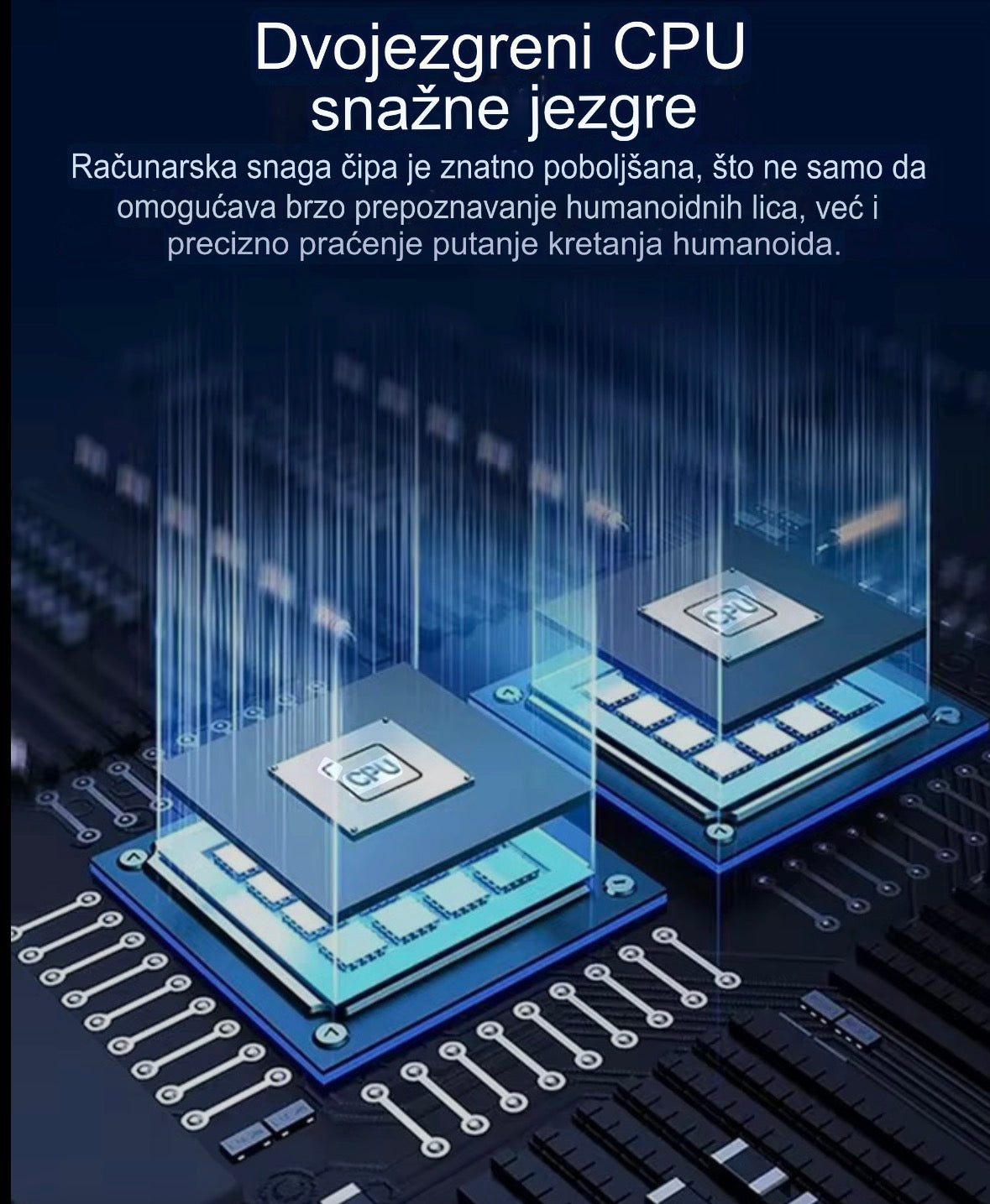 PTZ & WiFi kamera sa 3 sočiva - 3 ekrana, 12MP, praćenje objekta, sirena i noćni mod