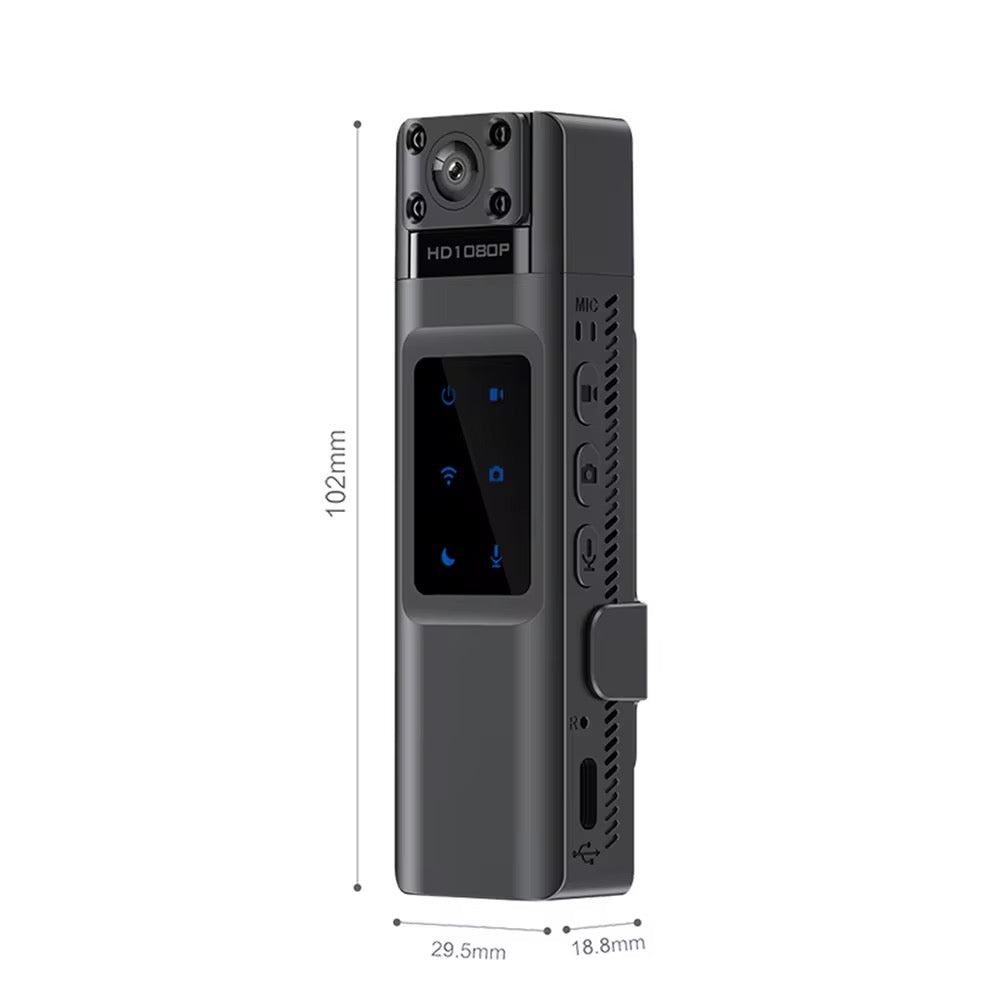 Mini prenosiva WiFi kamera - Snimi u Full HD-u sa rotacijom od 180°/90°, 7-10h snimanja sa baterijom od 1000mAh
