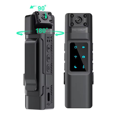 Mini prenosiva WiFi kamera - Snimi u Full HD-u sa rotacijom od 180°/90°, 7-10h snimanja sa baterijom od 1000mAh