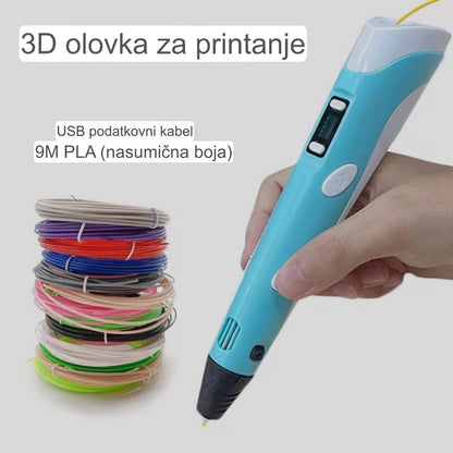 Dečija 3D olovka - Uz ovu olovku vaša deca će pretvoriti maštu u stvarnost