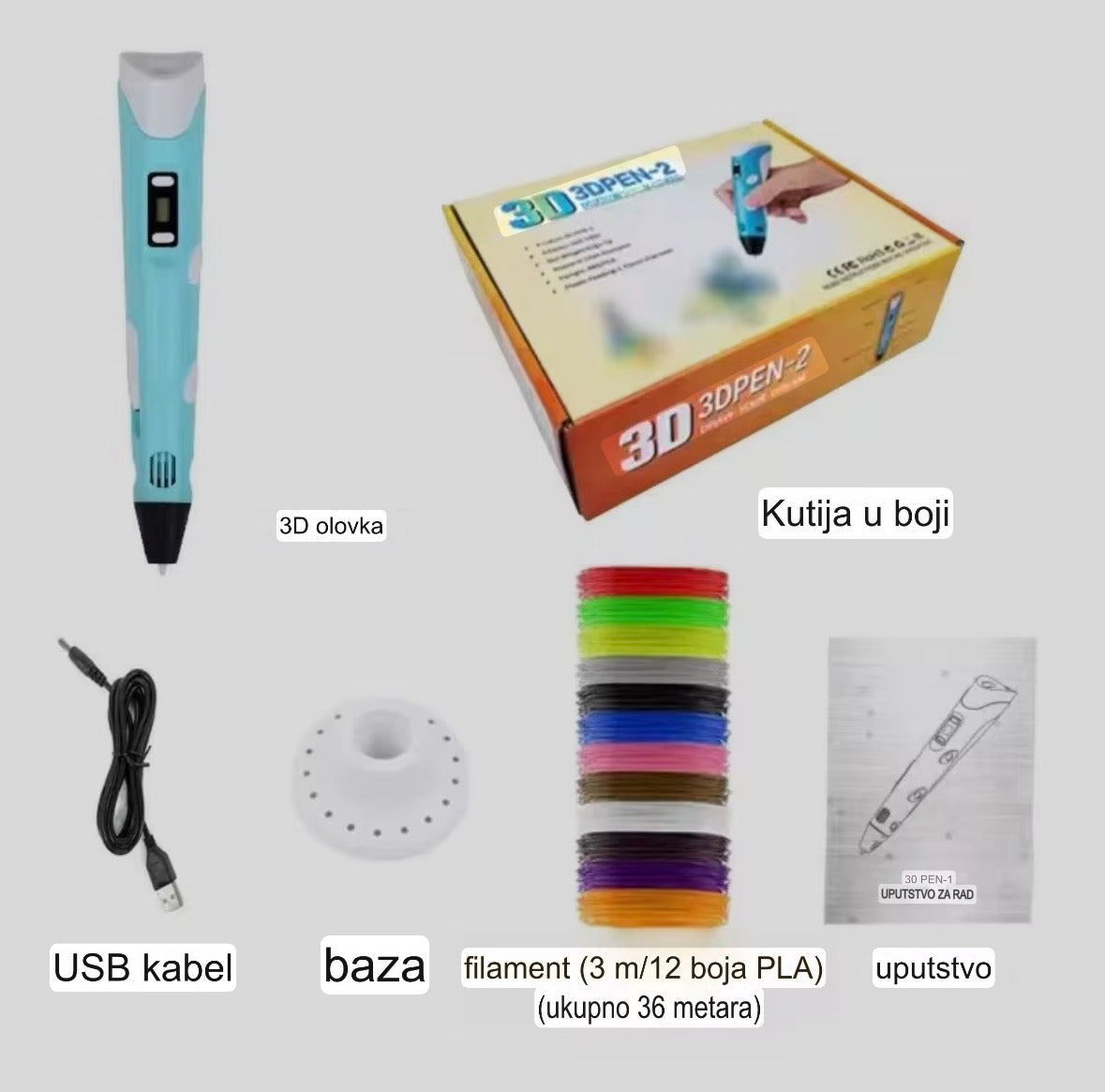 Dečija 3D olovka- Uz ovu olovku vaša deca će pretvoriti maštu u stvarnost