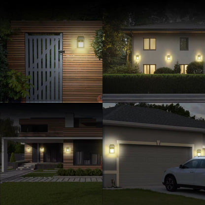 Solarna zidna lampa za kuću- baterija 1800mAh, otporna na sve vremenske uslove, domet senzora 3-5m