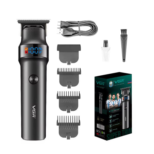 Profesionalna mašinica za šišanje i brijanje VGR V-987- 400minuta rada sa jednim punjenjem, Precizno šišanje i oblikovanje bez napora, baterija 2000mAh