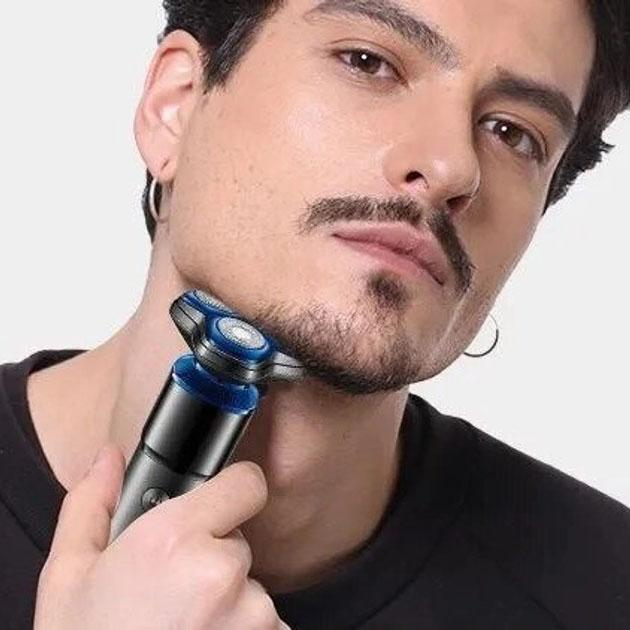 Profesionalna mašinica za brijanje- 3 plutajuće glave sa dve oštrice, mokro i suvo brijanje čak i pod tušem, led diplej