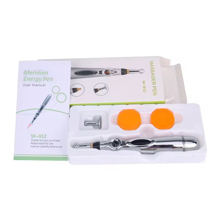 Profesionalna masažna olovka- precizno ublažavanje bola, tri nastavka za svaku potrebu, praktično i prenosivo