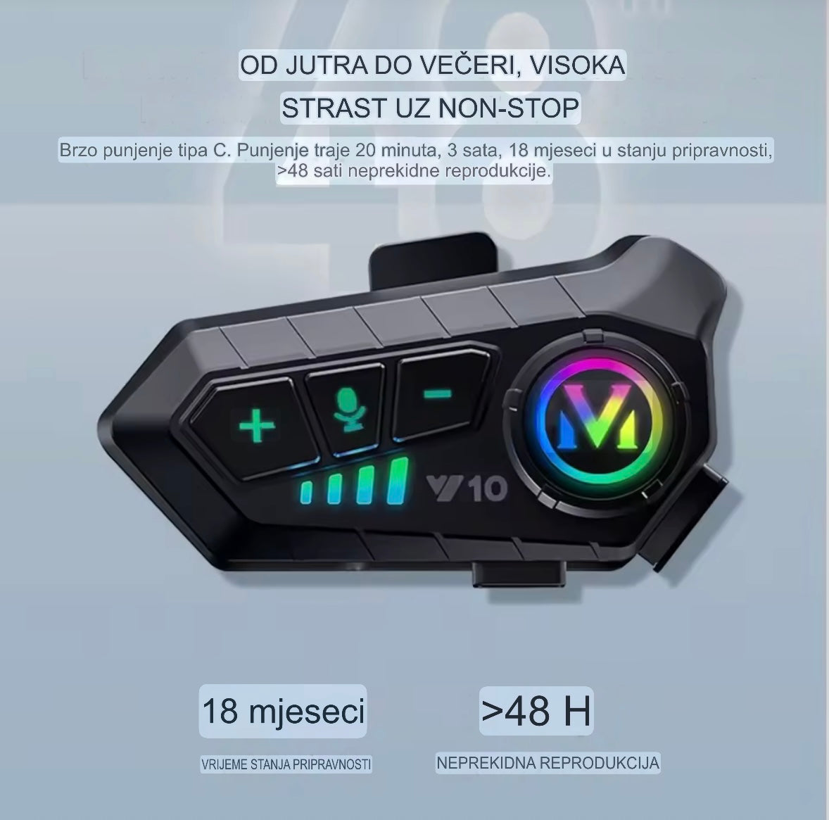 Komunikacija za Kacigu i Motor - Bluetooth 5.0 i Automatsko Javljanje