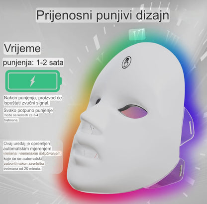 LED Maska za Lice- Profesionalni tretman protiv bora i akni u udobnosti vašeg doma