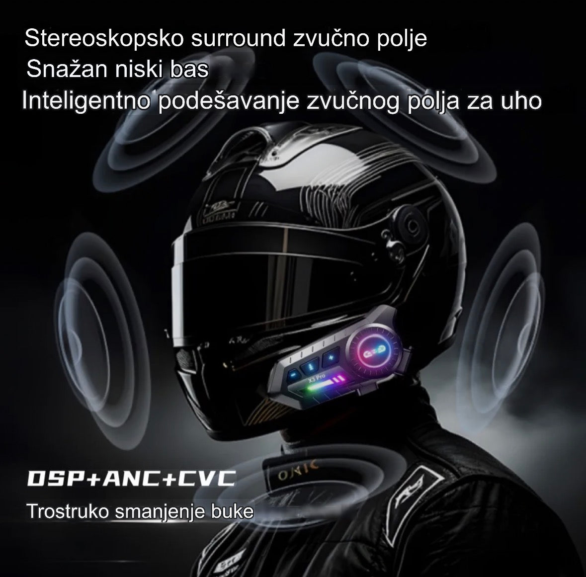 Komunikacija za Kacigu i Motor - Bluetooth 5.0 i Automatsko Javljanje