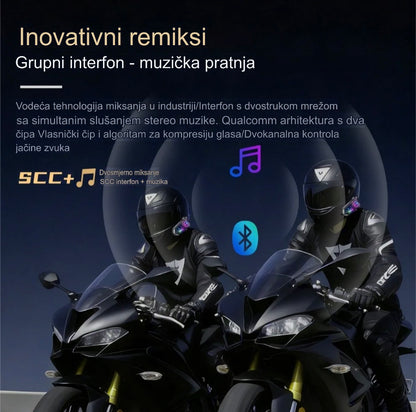 Komunikacija za Kacigu i Motor - Bluetooth 5.0 i Automatsko Javljanje