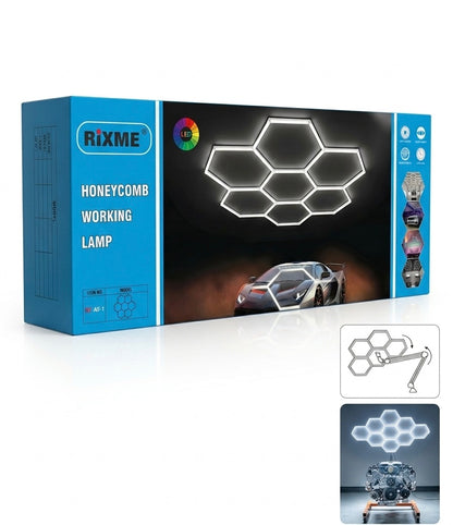 Šestougaona LED Rasveta za Garažu i Detailing – Ultra Jako Svetlo 6500K