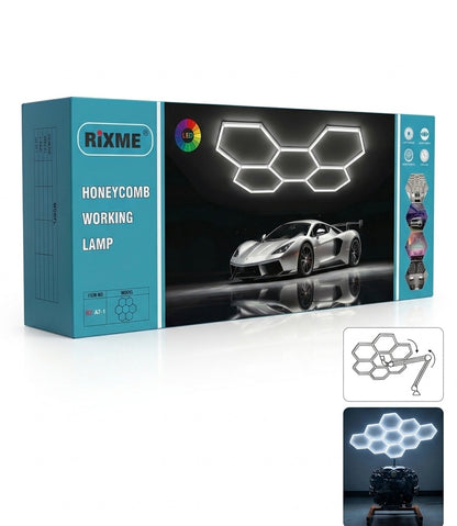 Šestougaona LED Rasveta za Garažu i Detailing – Ultra Jako Svetlo 6500K