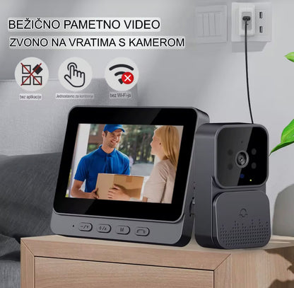Video Interfon sa Kamerom i Ekranom - Vidite ko vam je pred vratima