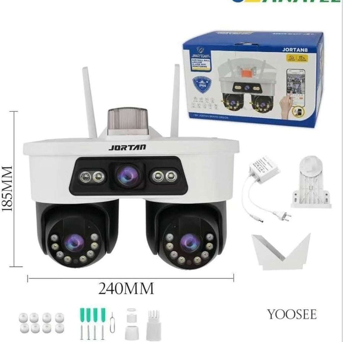 WiFi Kamera sa 3 Ekrana i 3 Sočiva – Automatska 360° Rotacija