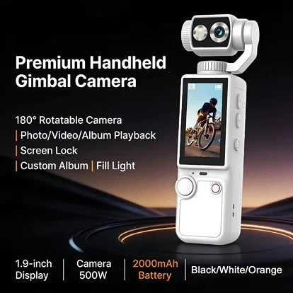 Mini Prenosiva Vlogging Kamera sa Ekranom – Full HD 1080P, 180° Rotirajuća Glava, USB Punjenje i Džepna Sportska Kamera