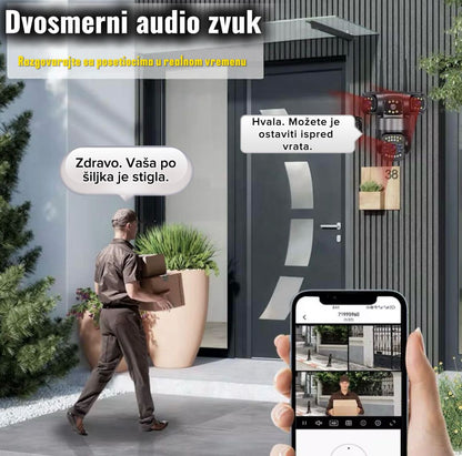 PTZ & WiFi kamera sa 4 sočiva - 3 ekrana, 16MP, praćenje objekta, sirena i noćni mod