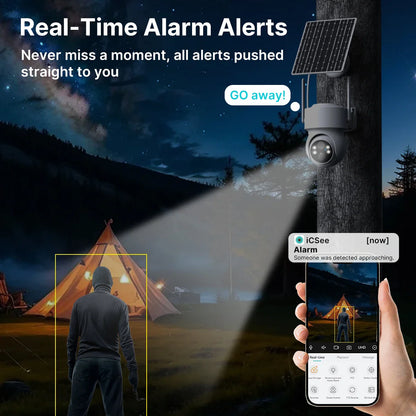 Solar-Powered Outdoor Security Camera