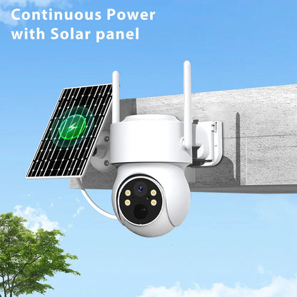 Solar-Powered Outdoor Security Camera