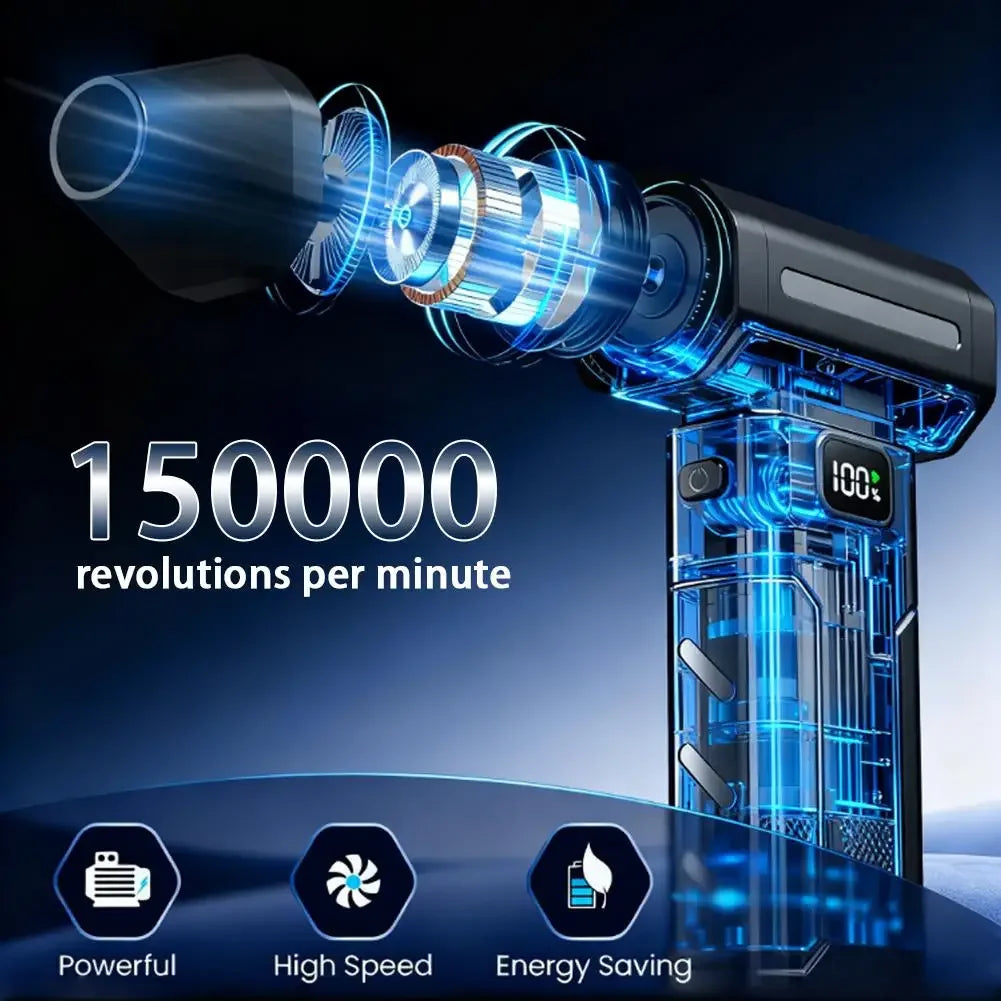Mini Turbo Ventilator X8 – snažan prenosivi duvač za auto, elektroniku i kuću (zamena za kompresor i sprej sa vazduhom)
