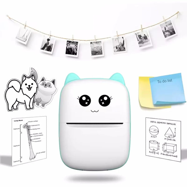 Mini Cat Photo Printer