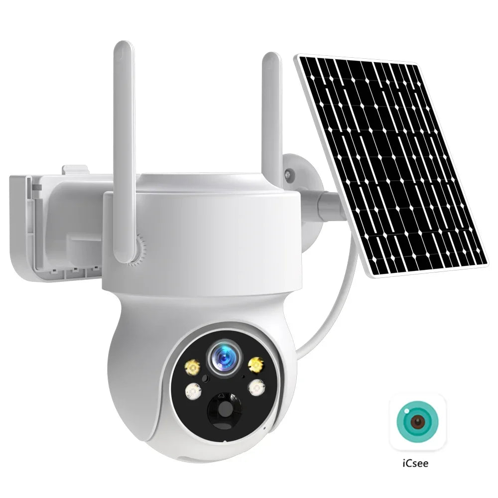 Solar-Powered Outdoor Security Camera