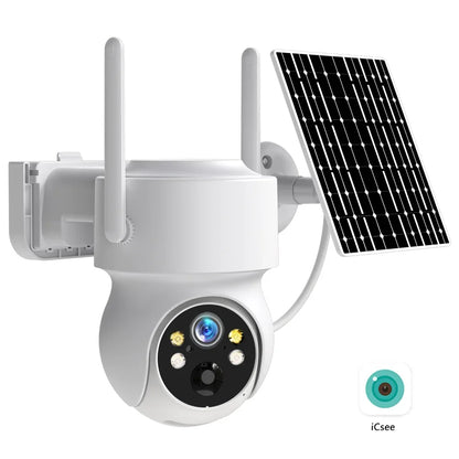 Solar-Powered Outdoor Security Camera