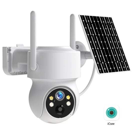Solar-Powered Outdoor Security Camera