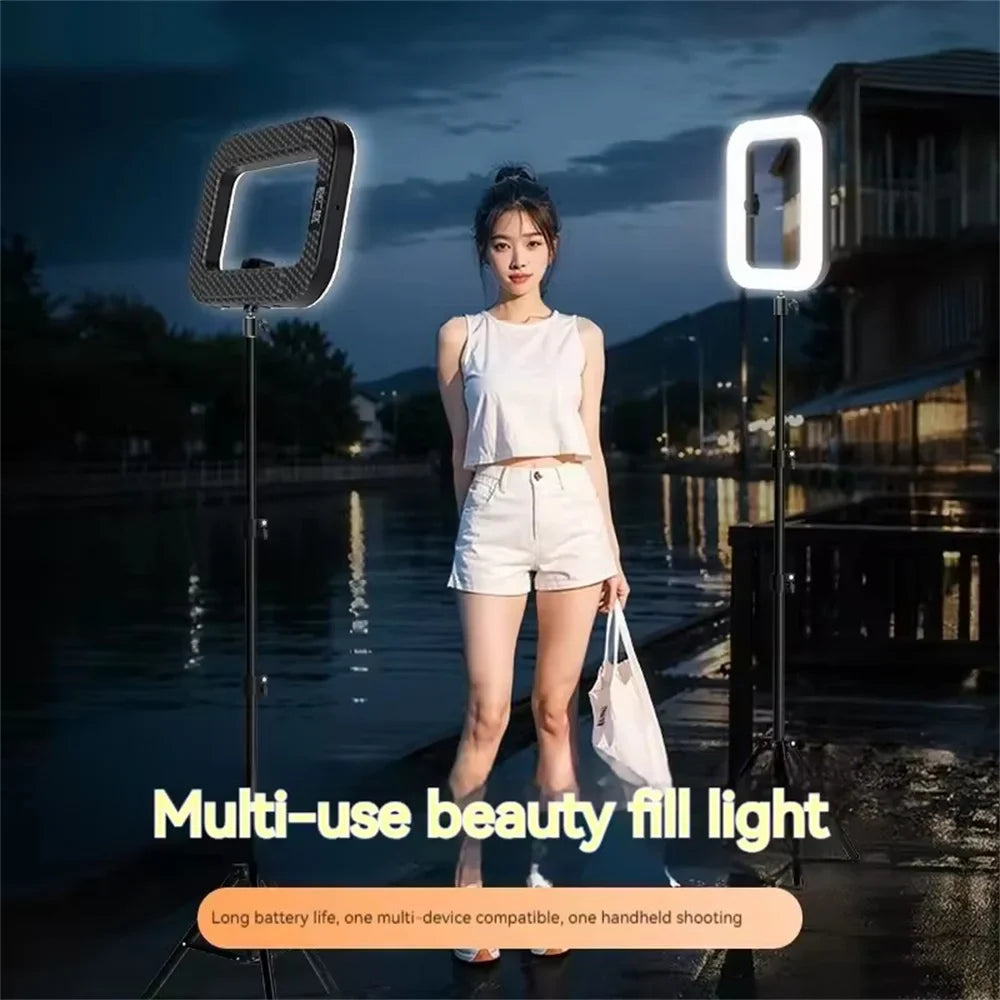 Prenosno LED Svetlo za Telefon sa Tri Moda – Punjivo Ring Light Svetlo za TikTok, Live Stream i Selfi