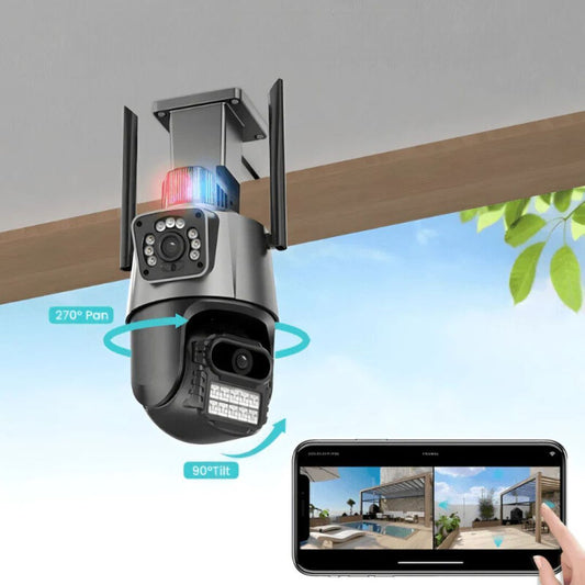 PTZ & WiFi kamera - Poseduje AI tehnologiju, PTZ, sirenu, 4k snimke, 6x zoom