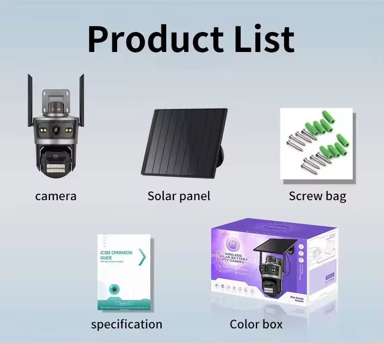 Solarna kamera sa 4G SIM karticom- baterija 15600mAh, radi u potpunom mraku ima ultra noćni vid i praćenje objekta