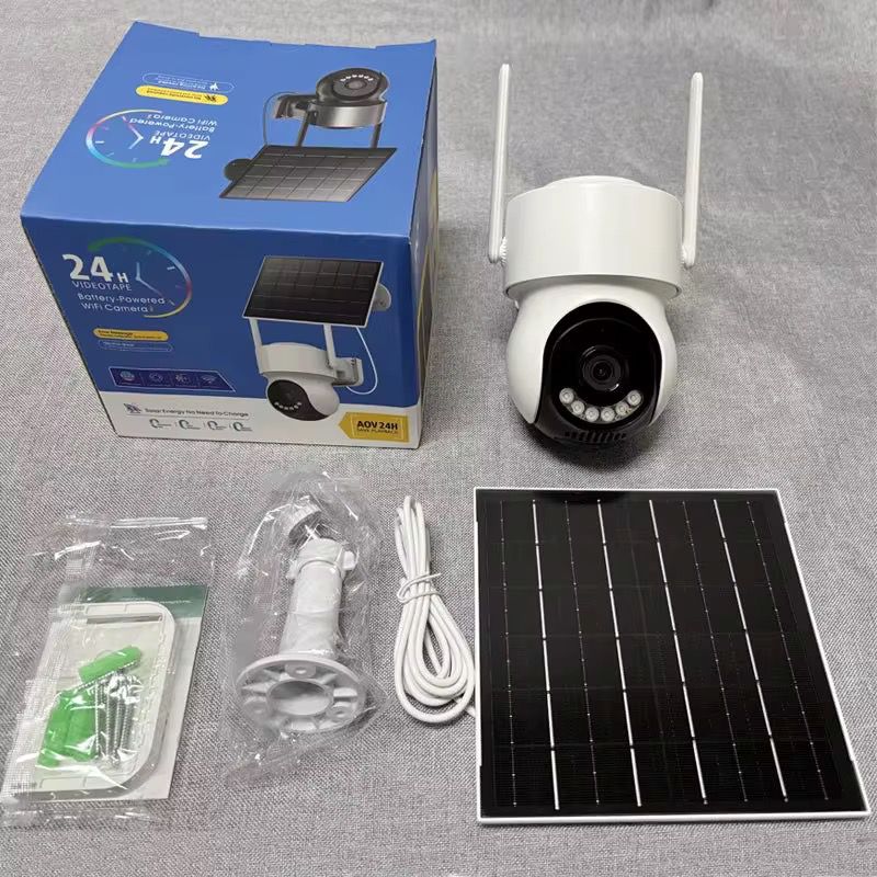 Solarna kamera sa 4G i SIM karticom - PTZ 360°, baterija 10000mAh, radi u potpunom mraku, ima ultra noćni vid i detekciju pokreta