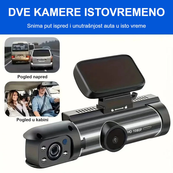 Auto kamera sa dve kamere