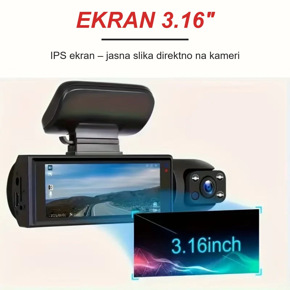 IPS ekran 3.16 inča